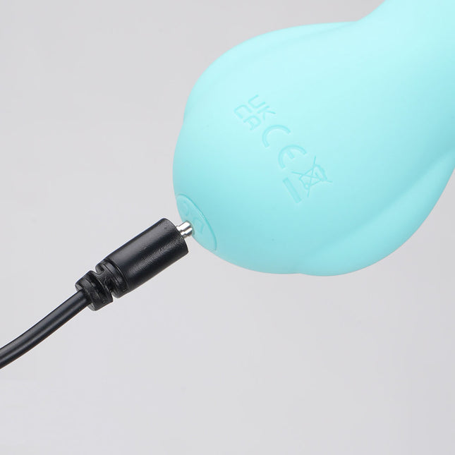 Maia BRI Teal 9cm Vibrating Bunny Bullet Vibrator