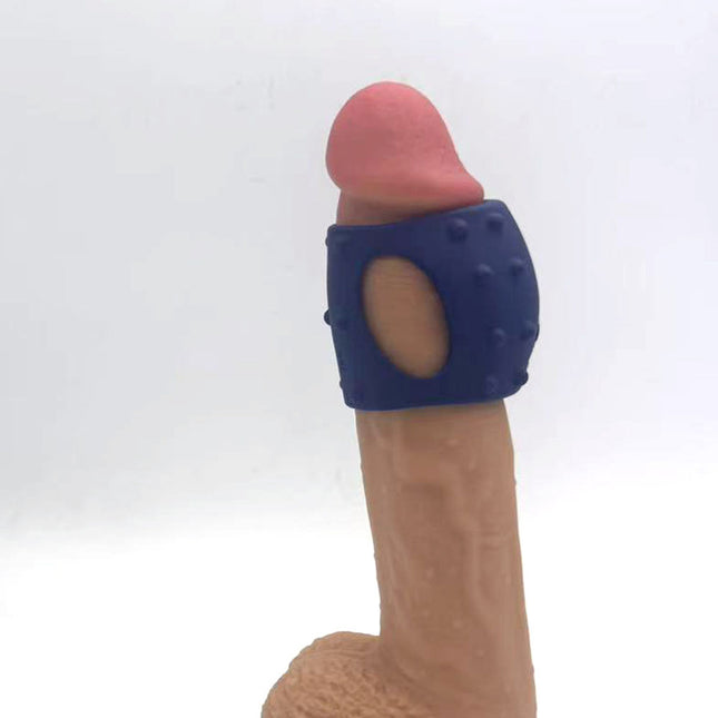 Maia ROMEO Blue Vibrating Girth Enhancer Sleeve