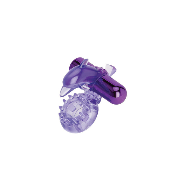 Bodywand Rechargeable Dolphin Cock Ring with Clit Ticklers