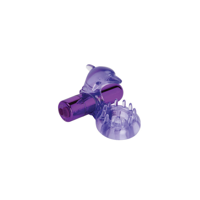 Bodywand Rechargeable Dolphin Cock Ring with Clit Ticklers