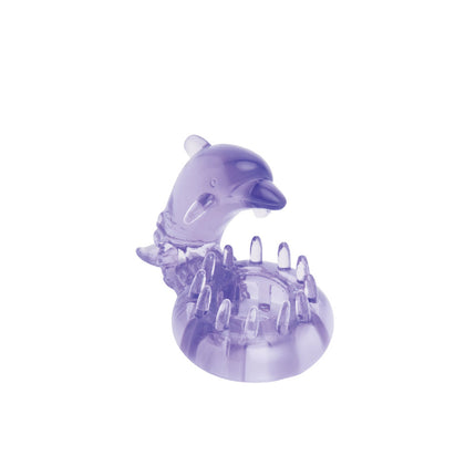 Bodywand Rechargeable Dolphin Cock Ring with Clit Ticklers