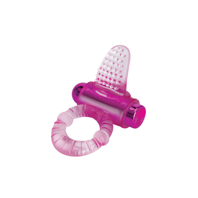 Bodywand Rechargeable Lick It Pleasure Pink Vibrating Cock Ring