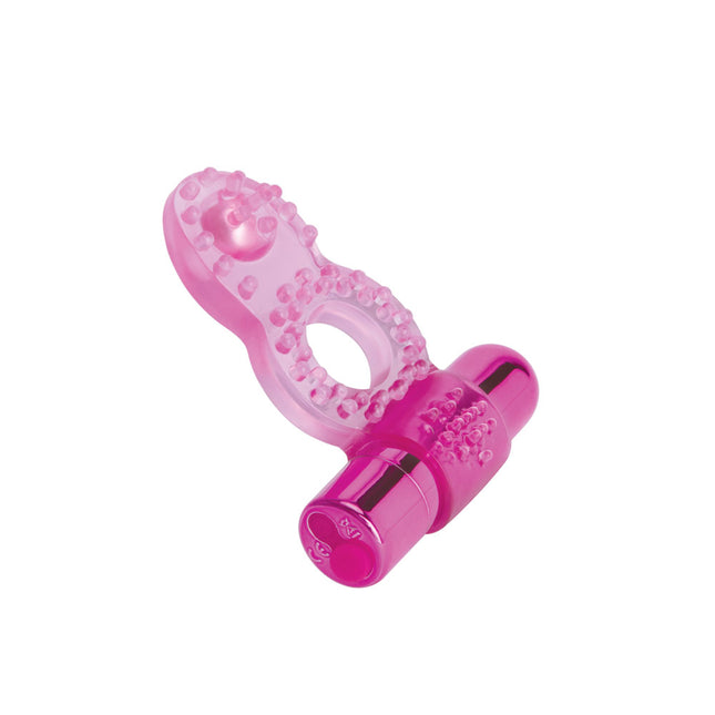 Bodywand Rechargeable Deluxe Orgasm Enhancer Ring - Pink Vibrating Cock Ring