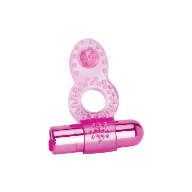 Bodywand Rechargeable Deluxe Orgasm Enhancer Ring - Pink Vibrating Cock Ring