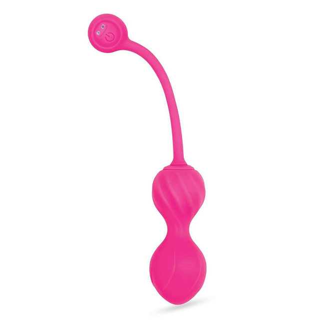 Bodywand Squeeze Remote-Control Pelvic Floor Trainer - Pink USB Rechargeable Weighted Kegel Balls