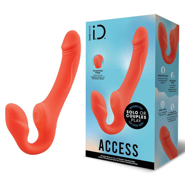 Bodywand ID Access Strapless Strap-On - Orange