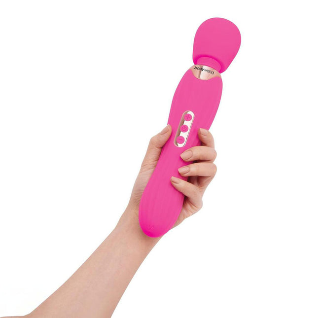 Bodywand RUMBLE WAND 12 Inch - Hot Pink USB Rechargeable Massage Wand