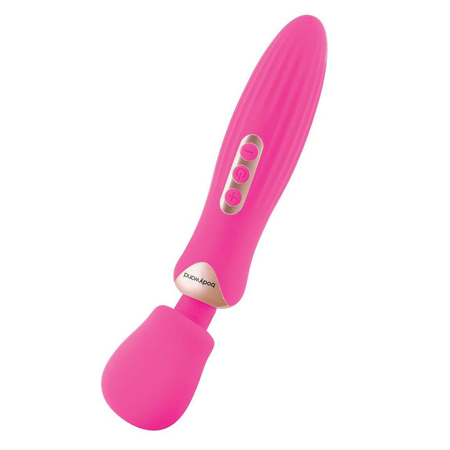 Bodywand RUMBLE WAND 10 Inch - Hot Pink USB Rechargeable Massage Wand