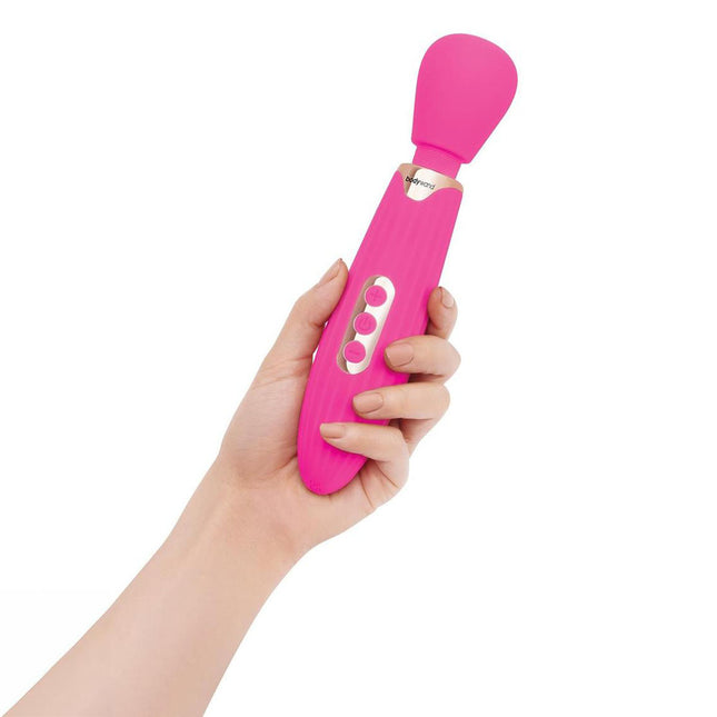 Bodywand RUMBLE WAND 8 Inch - Hot Pink USB Rechargeable Massage Wand