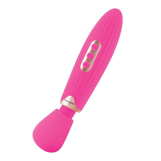 Bodywand RUMBLE WAND 8 Inch - Hot Pink USB Rechargeable Massage Wand