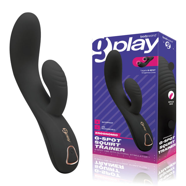 Bodywand G-Play G-Spot Squirt Trainer - Black 19cm Vibrator