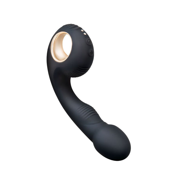 Bodywand G-Play Vibrating Squirt Trainer - Black Handheld Vibrator