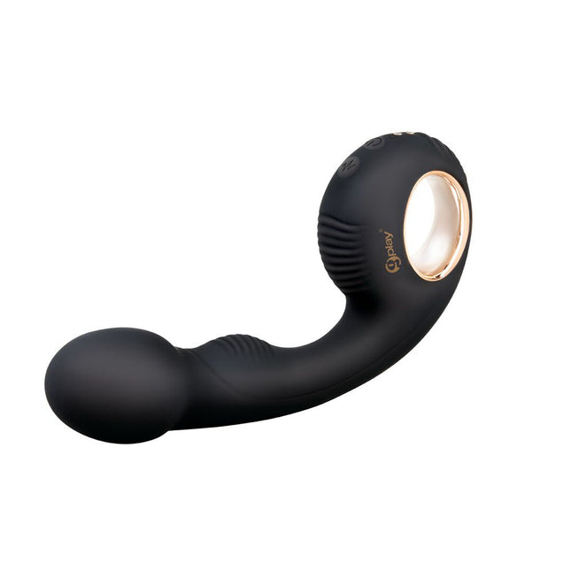 Bodywand G-Play Vibrating Squirt Trainer - Black Handheld Vibrator