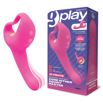 Bodywand G-Play Ultimate Come Hither Squirt Master - Pink Hand Held Vibrator