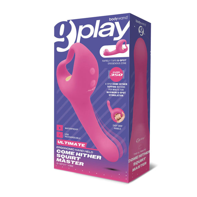 Bodywand G-Play Ultimate Come Hither Squirt Master - Pink Hand Held Vibrator