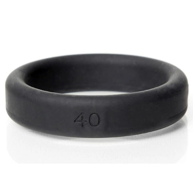 Boneyard Silicone Cock Rings 5 Piece Kit - Black