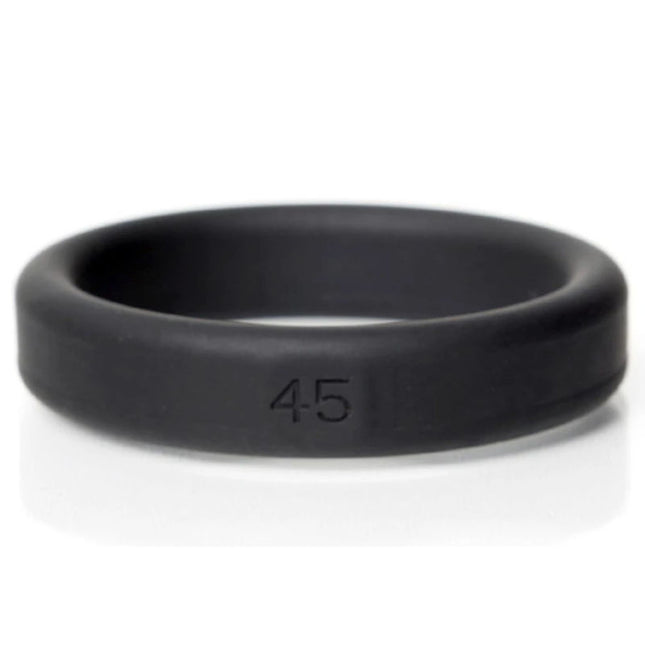 Boneyard Silicone Cock Rings 5 Piece Kit - Black