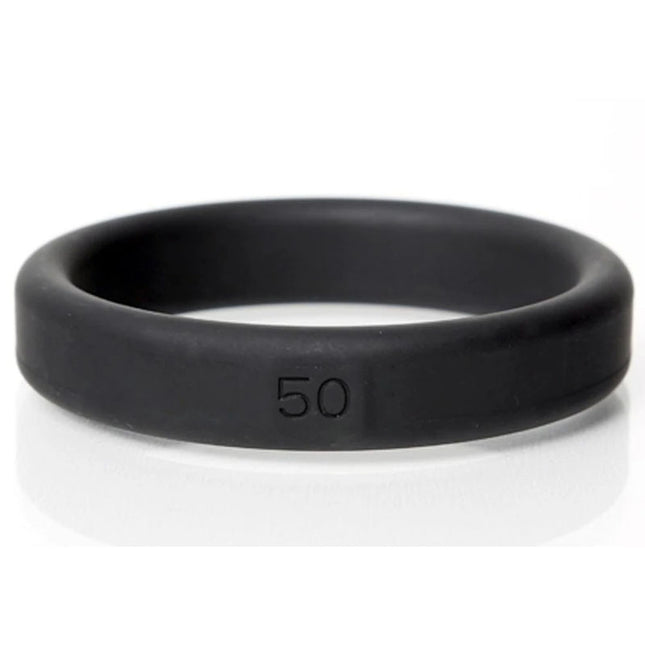 Boneyard Silicone Cock Rings 5 Piece Kit - Black