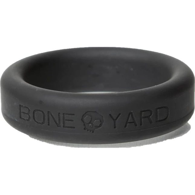 Boneyard Silicone Cock Ring Black 35mm