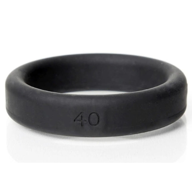 Boneyard Silicone Cock Ring Black 40mm