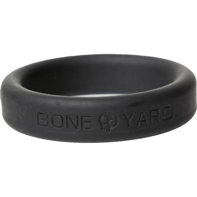 Boneyard Silicone Cock Ring Black 40mm
