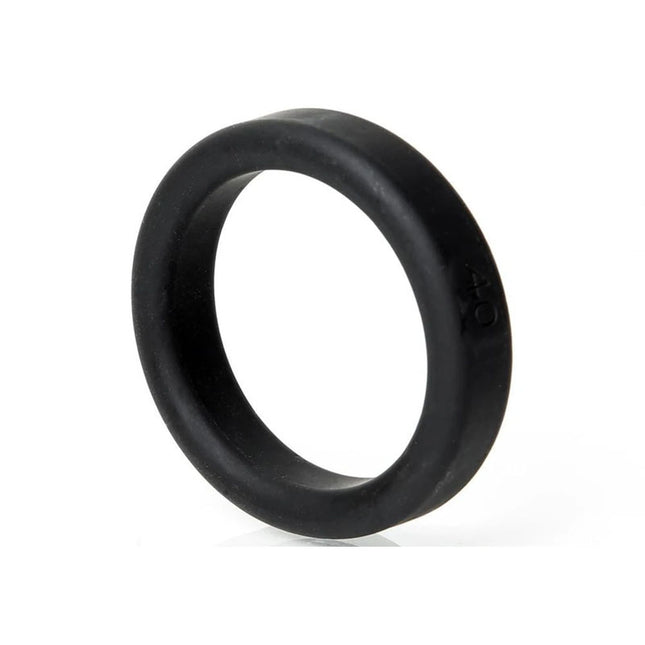 Boneyard Silicone Cock Ring Black 40mm