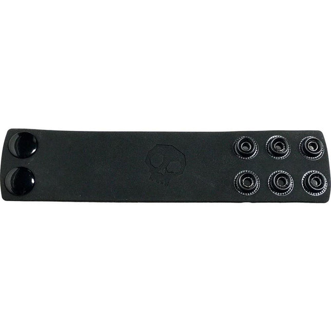 Boneyard Silicone Ball Strap Black 3-Snap 4cm Adjustable Ball Stretcher Ring