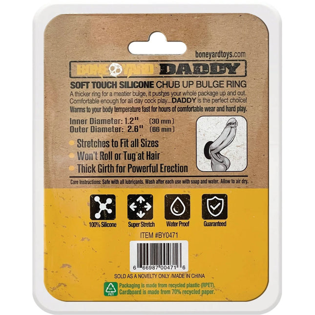Boneyard Daddy - Black Bulge Cock Ring