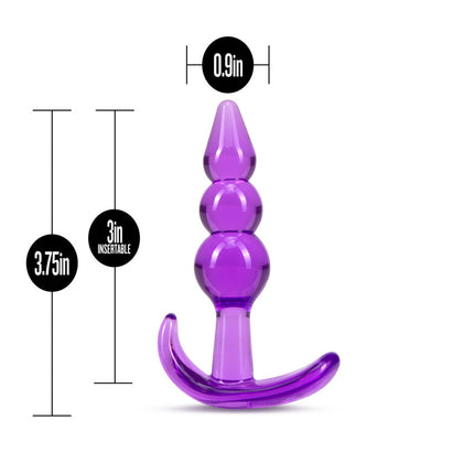 B Yours Triple Bead Anal Plug Size