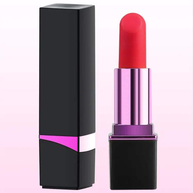 Black 10 Frequency Mini Lipstick Vibrator