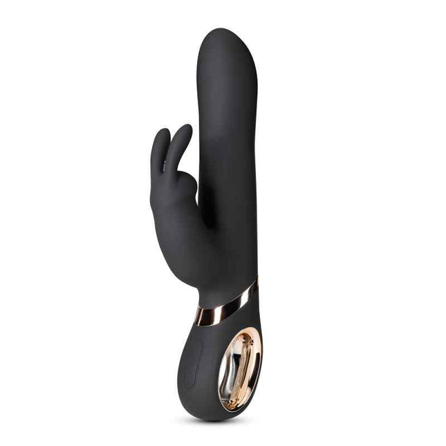 Black with Gold Plating Lush Victoria Rabbit Vibrator