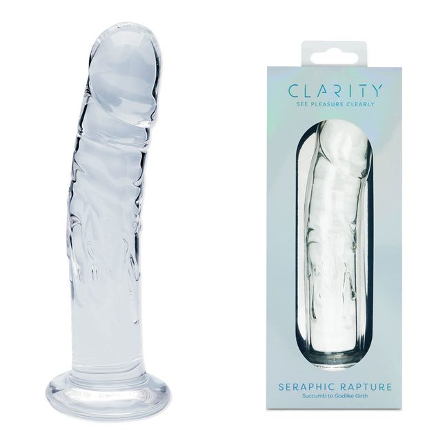 Clarity Seraphic Rapture Clear 7 Inch Glass Dildo