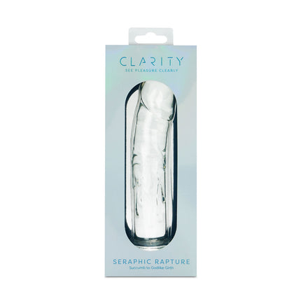 Clarity Seraphic Rapture Clear 7 Inch Glass Dildo