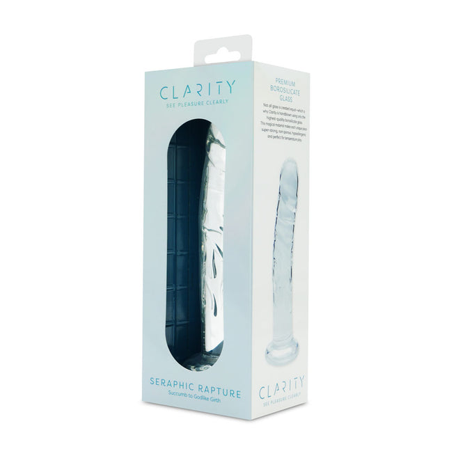 Clarity Seraphic Rapture Clear 7 Inch Glass Dildo