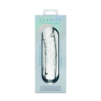 Clarity Seraphic Rapture Clear 7 Inch Glass Dildo