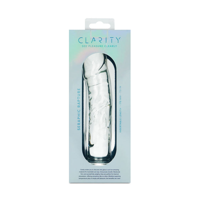 Clarity Seraphic Rapture Clear 7 Inch Glass Dildo