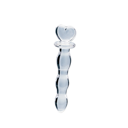 Clarity Hera's Cascade Clear 6 Inch Glass Dildo