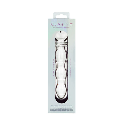 Clarity Hera's Cascade Clear 6 Inch Glass Dildo