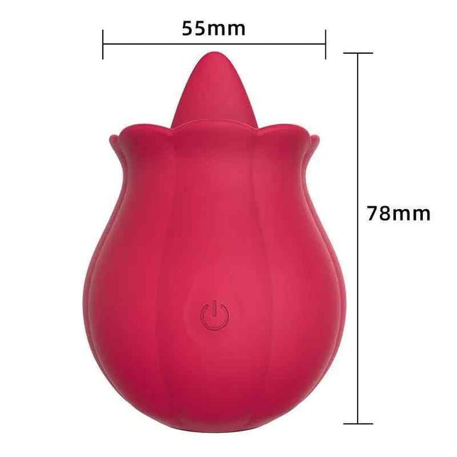 Clitoral Stimulator Rose Licking Vibrator Size Chart