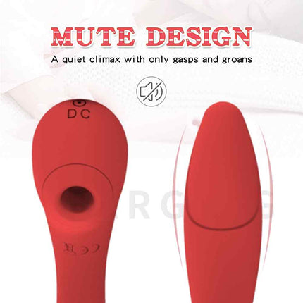Clitoris Suction Vibrator luxury Curve Mute Quiet Design Chart