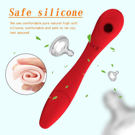 Clitoris Suction Vibrator luxury Curve Safe silicone Diagram