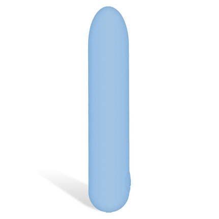 Adam & Eve Eve's Silky Sensations Bullet Vibrator Blue Side View