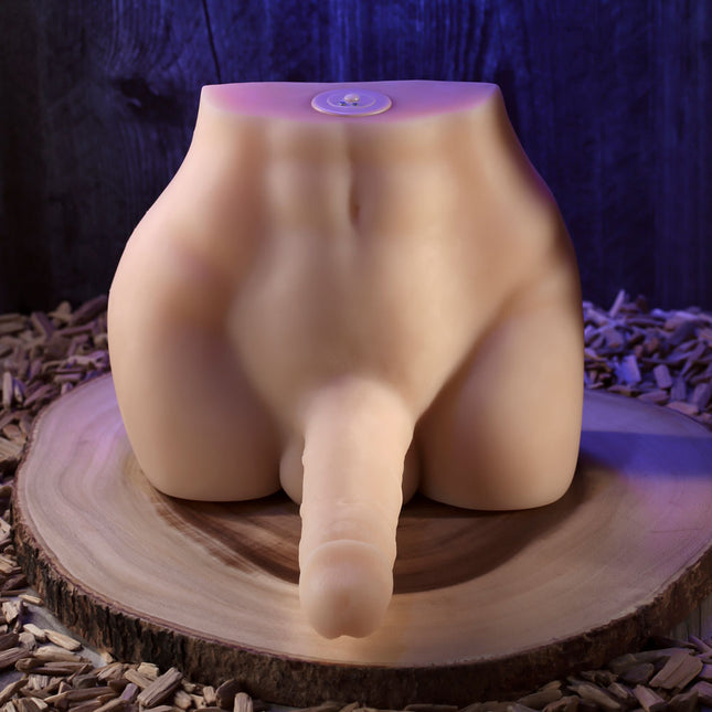 Evolved EASY RIDER LIGHT - Flesh Male Torso with Vibrating Penis