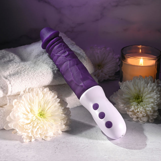 Evolved PLUM THRUST Vibrating Dildo