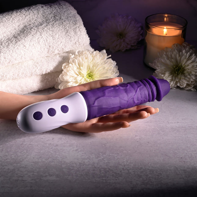 Evolved PLUM THRUST Vibrating Dildo