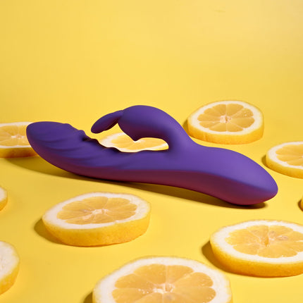 Evolved WAVY Purple Rabbit Vibrator