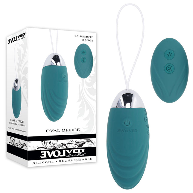 Evolved OVAL OFFICE Wireless Egg Vibrator