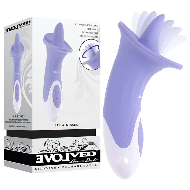 Evolved Lix & Kisses Tongue Licking Vibrator