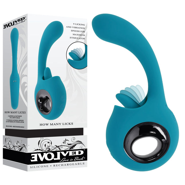 Evolved How Many Licks Tongue Licking Vibrator
