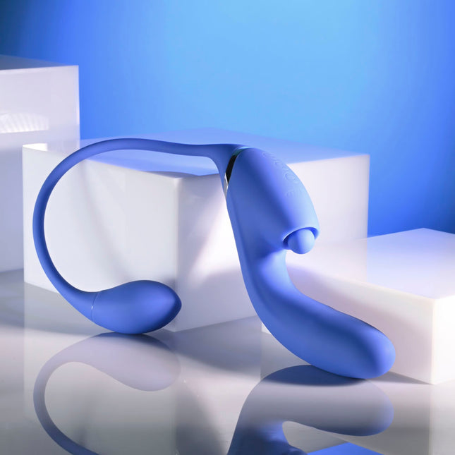 Evolved ALL IN - Purple Thrusting Triple Stimulating Vibrator